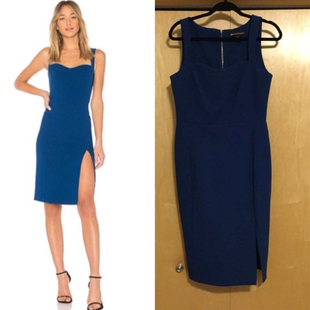Sweetheart Neck Midi Dress - Picture 2 of 8